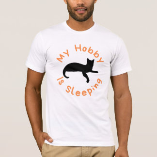 Mijn hobby's zijn Sleeping Cat Dad T-Shirt