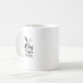Mijn hond denkt dat ik kool ben koffiemok (Voorkant links)