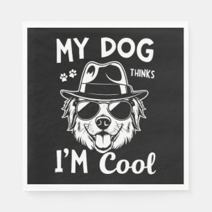 Mijn hond denkt dat ik kool ben servet