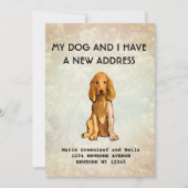 Mijn hond en ik hebben een mededeling aankondiging (Voorkant)