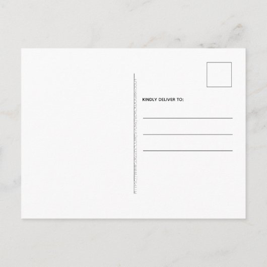 Mijn hond en ik hebben een nieuwe adreshond. aankondigingskaart (Achterkant)