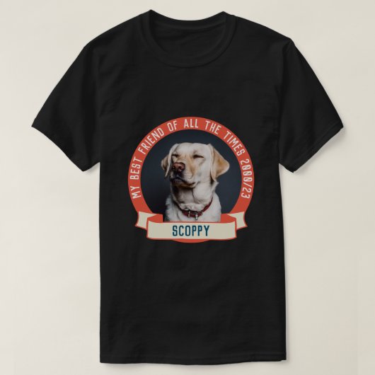 Mijn hond foto t-shirt (Design voorkant)