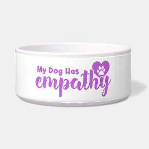 Mijn hond heeft empathie voerbakje