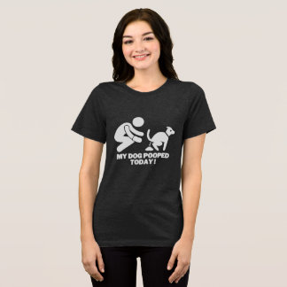 Mijn hond heeft vandaag gepoept Tri-Blend shirt