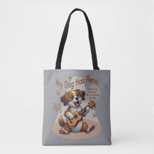 Mijn hond heeft vlooien ukelele tuning song draagtas