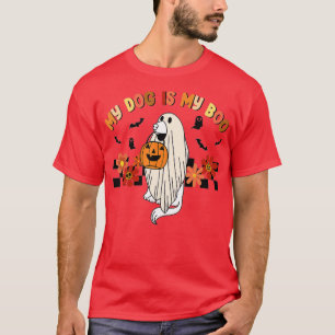 Mijn hond is Boo Funny Dog eigenaar Boo Ghost Love T-shirt