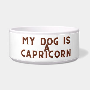 Mijn hond is een Capricorn Voerbakje