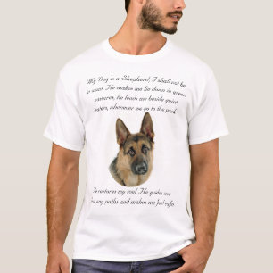 Mijn hond is een herder. t-shirt