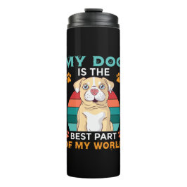 Mijn hond is het beste deel van mijn wereld thermi thermosbeker