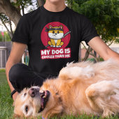 Mijn hond is koeler dan ik Funny Ninja T-shirt