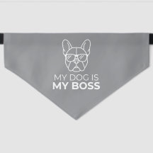 Mijn hond is mijn baas | Grappige Franse Bulldog