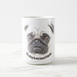 Mijn hond is mijn beste vriend. koffiemok