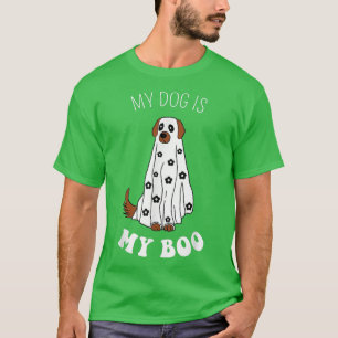 Mijn hond is mijn boe Funny Halloween Dog Ghost Co T-shirt