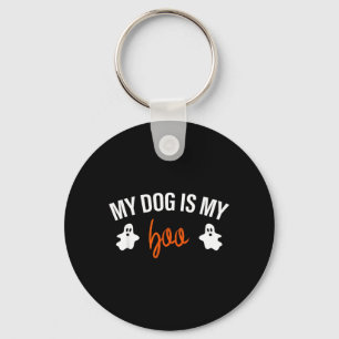 Mijn hond is mijn Boo grappig hondeneigenaar Hallo Sleutelhanger