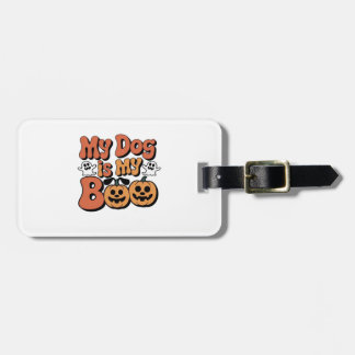 Mijn hond is mijn Boo, leraar, grappige hondenlief Bagagelabel