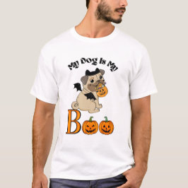 Mijn hond is mijn Boo Pumpkin Dog Mom T-shirt