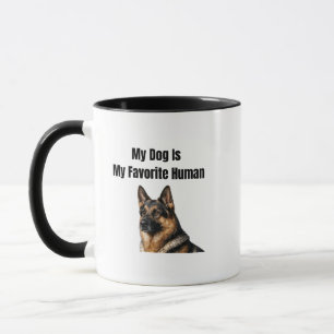 Mijn hond is mijn favoriete mens mok