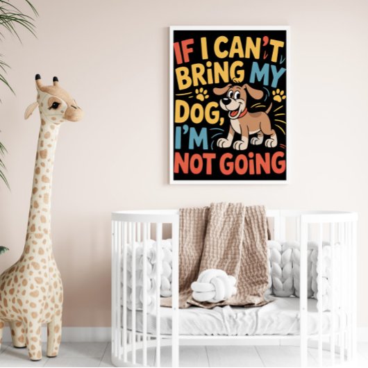 Mijn hond is mijn reisregel poster