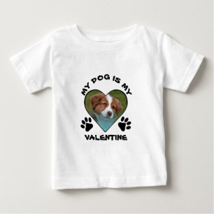 Mijn hond is mijn Valentijn Aangepaste hartvormi
