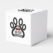 mijn hond is mijn valentijn bedankdoosjes (Achterkant)