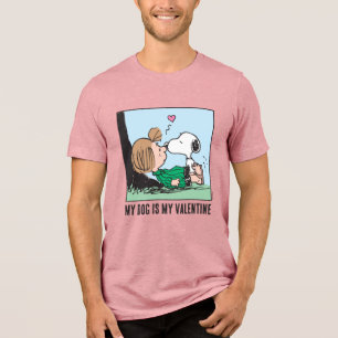 Mijn hond is mijn Valentijn Peppermint Patty & S Tri-Blend Shirt