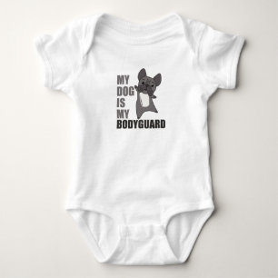 Mijn hond is m'n pooyguard Honden Franse hond Romper