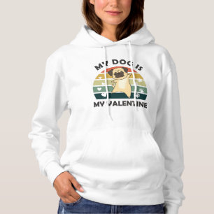 Mijn hond is m'n Valentijn. Hoodie