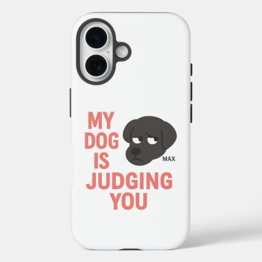 Mijn hond oordeelt over jou Case-Mate iPhone case (Achterkant)