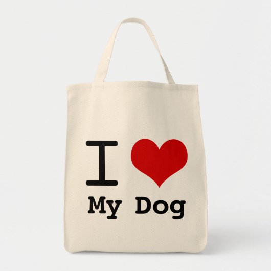 Mijn hond tote bag (Voorkant)
