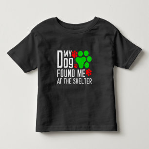 Mijn hond vond me in het asiel Hondenliefhebbers g Kinder Shirts