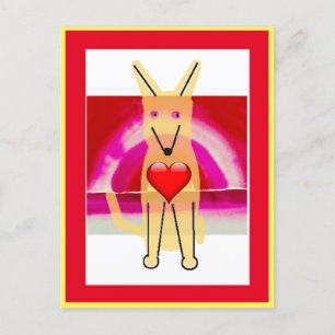 Mijn Hond Vriend en Hart, Briefkaart