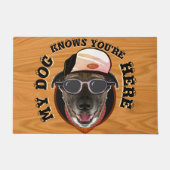 Mijn hond weet dat je hier bent Doggie Door Deurmat (Voorkant)