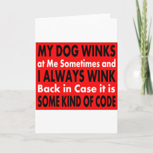 Mijn hond wint me soms aan kaart