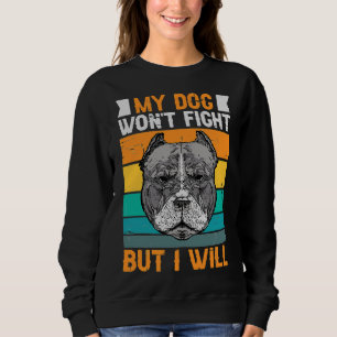 Mijn hond won het gevecht, maar ik zal de grappige trui