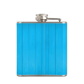 Mijn hond zou het niet toestaan... blauw heupfles (Achterkant)