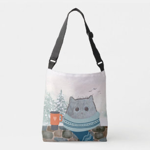 Mijn hoofd in de lucht crossbody tas