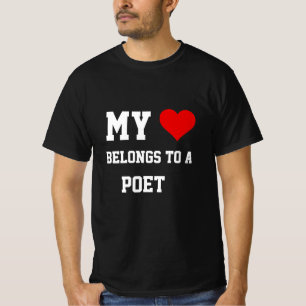 Mijn hoort bij een dichter T-shirt