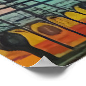 Mijn huis in de stad | AI Art Poster (Hoek)