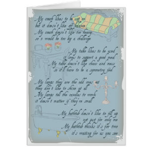 Mijn huis is als mijn hart - blauw