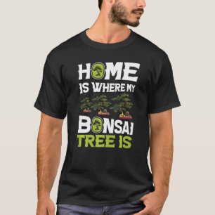 Mijn huis Mijn Bonsai Bomen Leuke Bonsai Japan Bom T-shirt