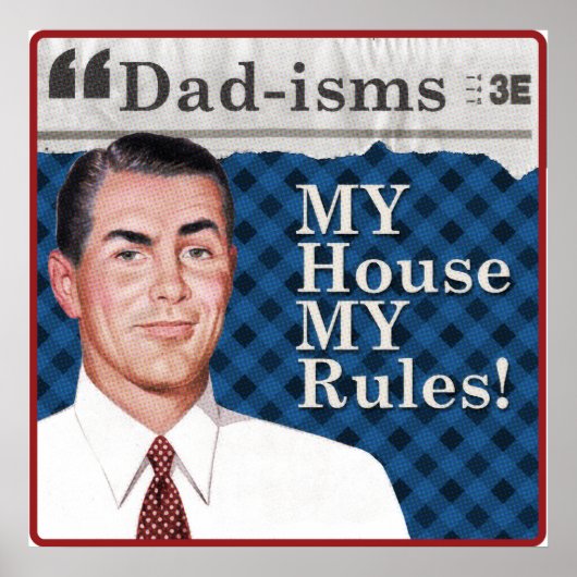 MIJN huis MIJN regels poster (Voorkant)