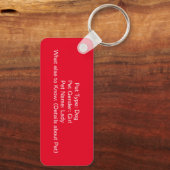 Mijn huisdier is Home Alone Sleutelhanger (Achterkant)