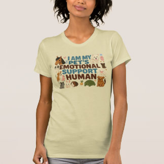 Mijn huisdier's emotionele ondersteuningsmens t-shirt