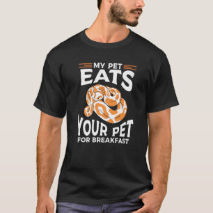 Mijn huisje eet je per voor de ontbijtdoorbraak. t-shirt