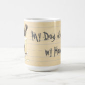 Mijn huiswerk van Pug Ate Koffiemok (Center)