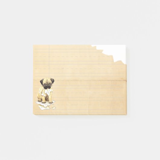 Mijn huiswerk van Pug Ate Post-it® Notes (Voorkant)