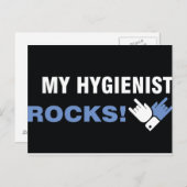 Mijn Hygienist Rocks Briefkaart (Voorkant / Achterkant)