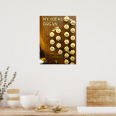 Mijn ideale orgaanposter poster (Keuken)