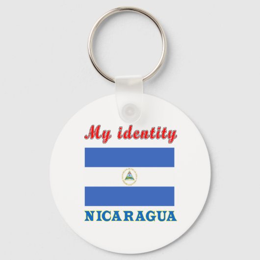 Mijn identiteit Nicaragua Sleutelhanger (Voorkant)