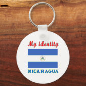 Mijn identiteit Nicaragua Sleutelhanger (Voorkant)